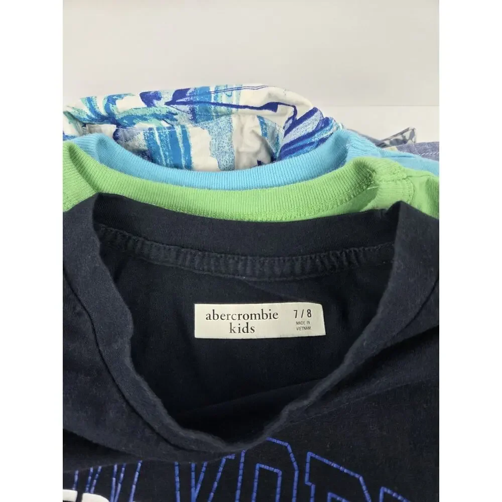 Lot of 10 boys shirts size 5/6 - 7/8. Abercrombie, Children’s Place & Primark